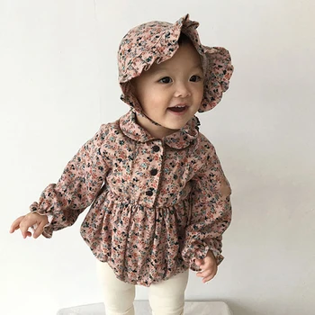 Korean Japan Style Autumn Baby Rompers For Girls Long Sleeve Baby Girl Romper Cotton Newborn jumpsuit Baby Clothes Set With Hat
Korean Japan Style Autumn Baby Rompers For Girls Long Sleeve Baby Girl Romper Cotton Newborn jumpsuit Baby Clothes Set With Hat