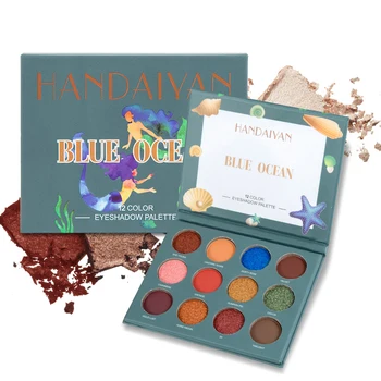 12 Color Matte Pearly Eyeshadow Palette Marble Flame Mousse Maple Leaf Red Pearly Matte
12 Color Matte Pearly Eyeshadow Palette Marble Flame Mousse Maple Leaf Red Pearly Matte