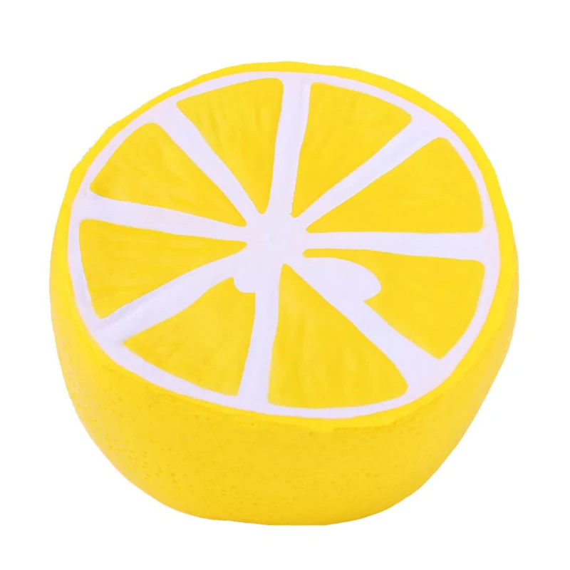 

Jumbo Simulation Fruit Half Lemon Squishy Slow Rising Scented Soft Bread Cake Squeeze Kids Grownups Stress Relief Toy 10*10 CM