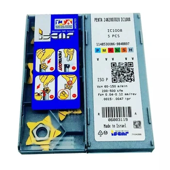 10 PCS ISCAR CARBIDE INSERT PENTA24N200J020-IC1008
10 PCS ISCAR CARBIDE INSERT PENTA24N200J020-IC1008