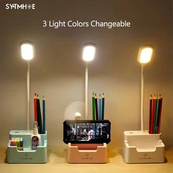 Dimmable Side Table Lamps For Study 3 Light Colors Changeable Led Reading Lamp For Bed Led Desk Lamp Usb With Mini Fan Storage
Dimmable Side Table Lamps For Study 3 Light Colors Changeable Led Reading Lamp For Bed Led Desk Lamp Usb With Mini Fan Storage