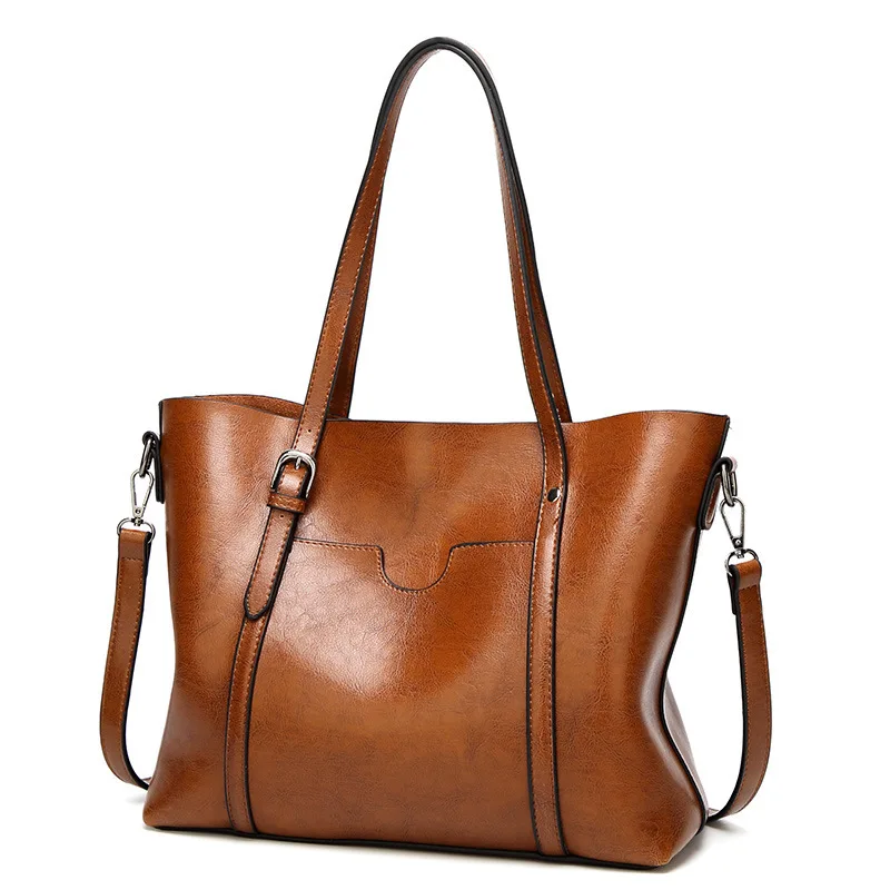 2019 Europe And America WOMEN'S Fashion Handbag Wax Oil Vintage Hand Cross-body Large-Volume Tote Bag Women's Large Bag Cross Bo
2019 Europe And America WOMEN'S Fashion Handbag Wax Oil Vintage Hand Cross-body Large-Volume Tote Bag Women's Large Bag Cross Bo