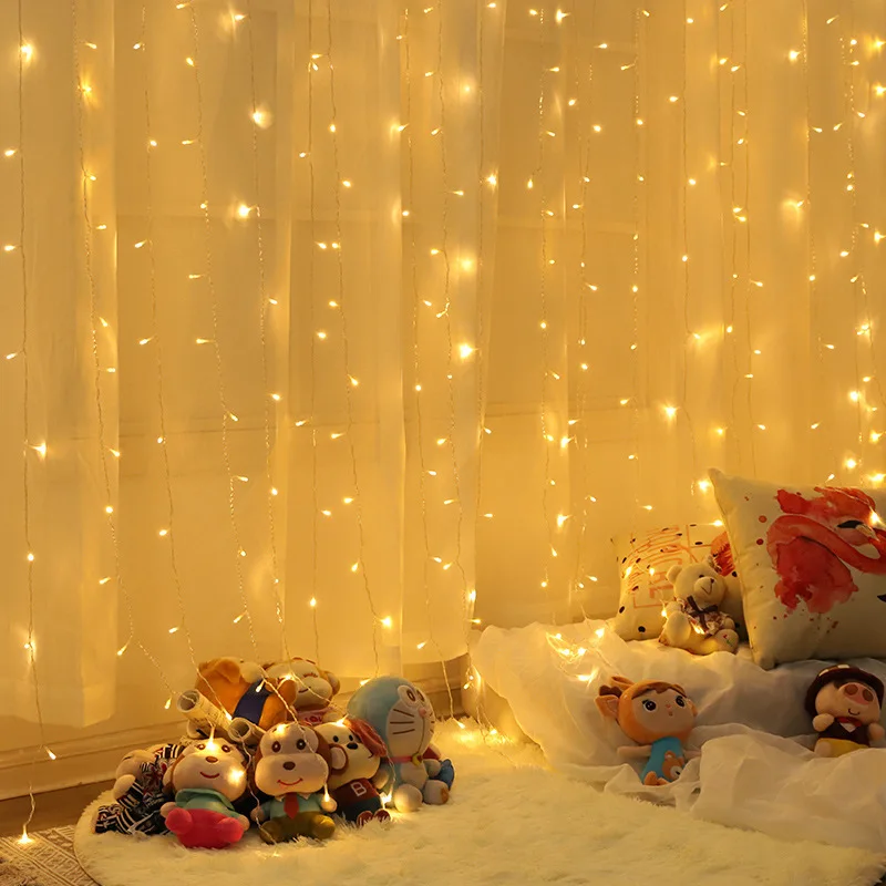 3x1/3x2/3x3m LED Icicle String Lights Christmas Fairy Lights Garland Outdoor Home for Christmas Holidays Decoration Garland Led
3x1/3x2/3x3m LED Icicle String Lights Christmas Fairy Lights Garland Outdoor Home for Christmas Holidays Decoration Garland Led
