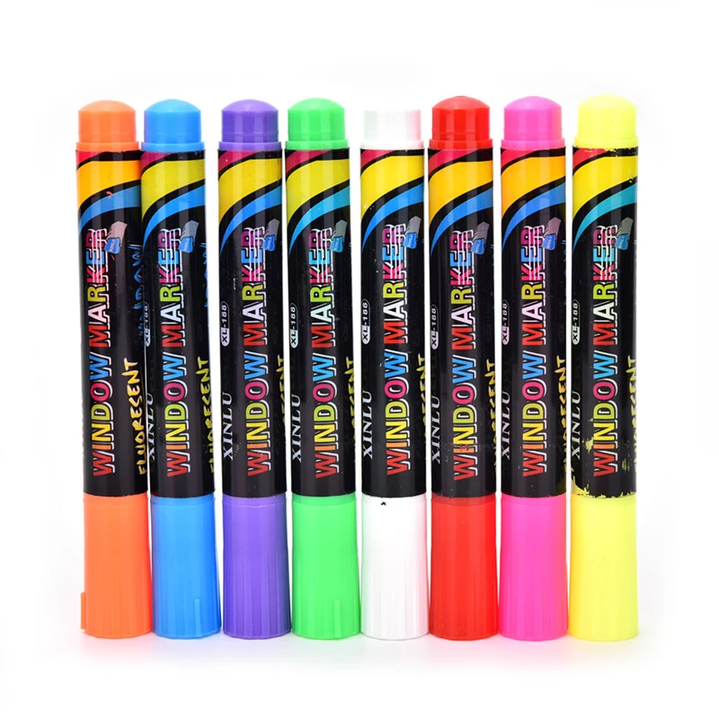 Brand 1PC Highlighter Fluorescent Liquid Chalk Marker Pen for LED Writing fluorescent Board pen
Brand 1PC Highlighter Fluorescent Liquid Chalk Marker Pen for LED Writing fluorescent Board pen