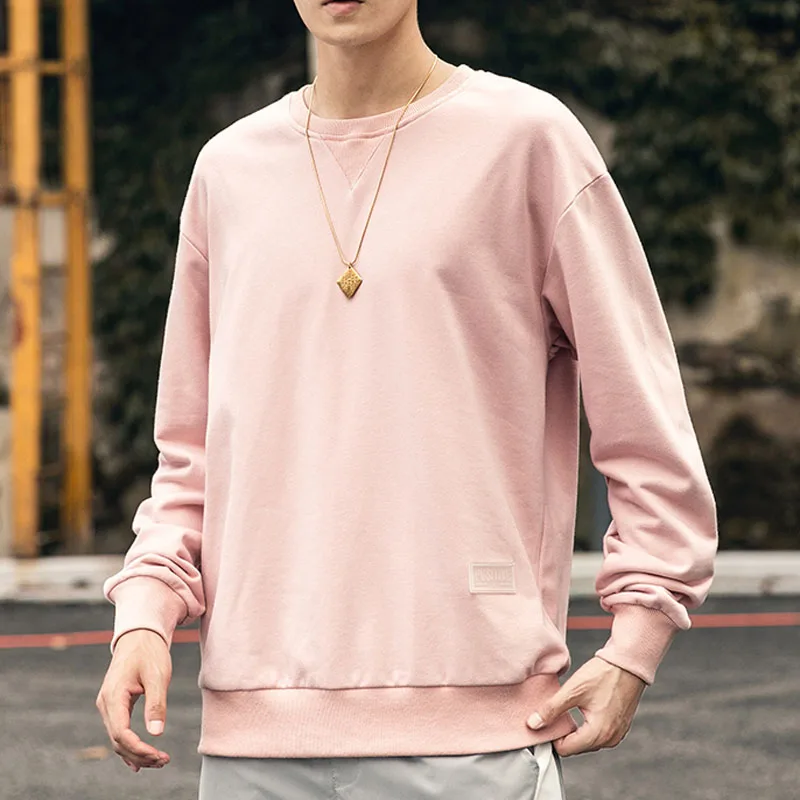 Korean Style Solid Color Mens Pullover Sweatshirts M-5XL Oversized Long Sleeve O Neck Sweat Hombre Youth Hip Hop Streetwear
Korean Style Solid Color Mens Pullover Sweatshirts M-5XL Oversized Long Sleeve O Neck Sweat Hombre Youth Hip Hop Streetwear