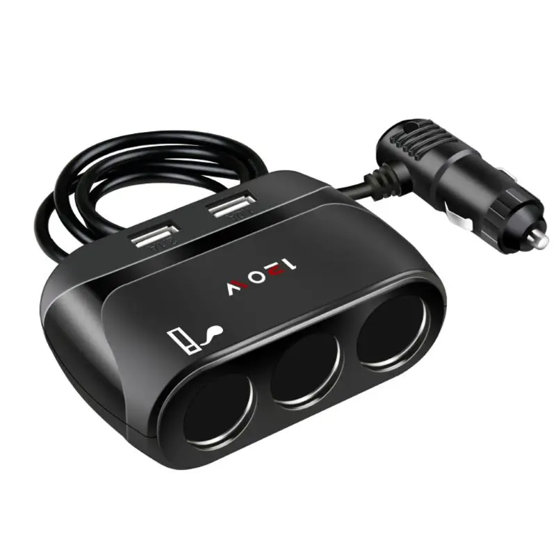 Car Cigarette Lighter Splitter Adapter Dual USB Car Charger for Cellphone Tablet GPS
Car Cigarette Lighter Splitter Adapter Dual USB Car Charger for Cellphone Tablet GPS