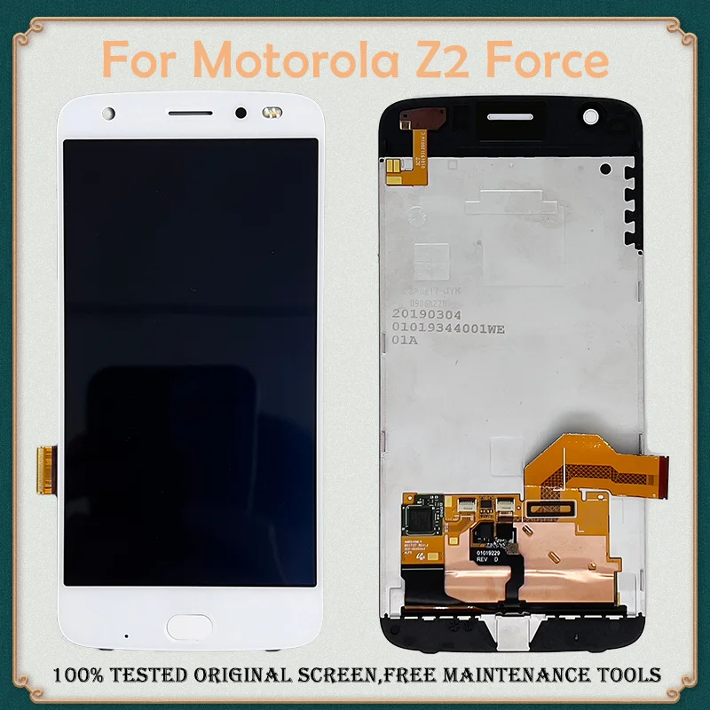 

5.5"Original For Motorola Moto Z2 Force XT1789 Xt1789LCD Display Touch Screen Digitizer For Motorola Moto Z 2 Force LCD