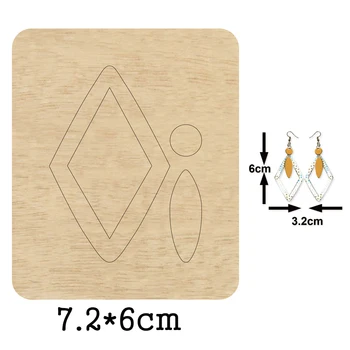 Fashion Oval Diamond Circle Beaded Dangler Earring Cutting Mold Wood Dies Blade Rule Cutter For DIY Leather Cloth Paper Crafts
Fashion Oval Diamond Circle Beaded Dangler Earring Cutting Mold Wood Dies Blade Rule Cutter For DIY Leather Cloth Paper Crafts