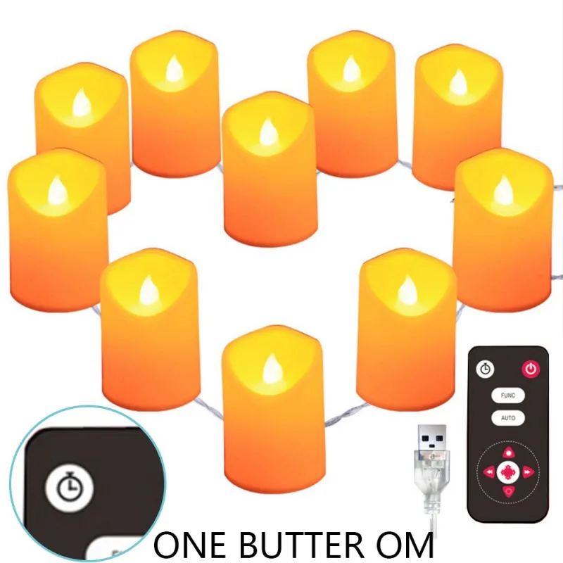 String Lights Of Candle With One-button Open Function Warm White Flameless LED Candle String Lights
String Lights Of Candle With One-button Open Function Warm White Flameless LED Candle String Lights