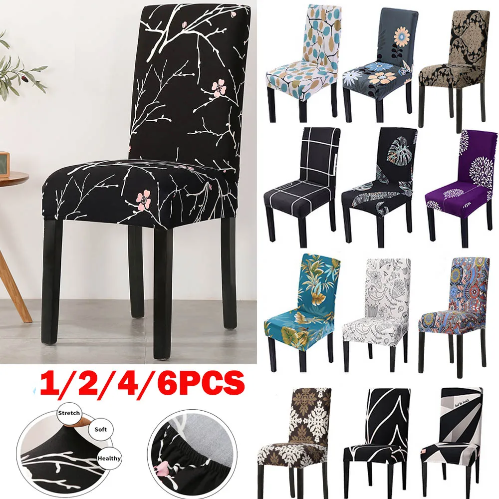 1/2/4/6pcs Printed Elastic Stretch Chair Cover Spandex Dinning Room Kitchen Chair Slipcovers Protector For Wedding Banquet Party
1/2/4/6pcs Printed Elastic Stretch Chair Cover Spandex Dinning Room Kitchen Chair Slipcovers Protector For Wedding Banquet Party