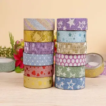 Creative DIY frosted gold powder tape color flash tape DIY U6T6 random tape paper decorative colors hand and book stickers Y2Y9
Creative DIY frosted gold powder tape color flash tape DIY U6T6 random tape paper decorative colors hand and book stickers Y2Y9