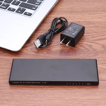 Durable Video HDMI Switch Multi-function 4K HDMI Splitter 1X4 Amplifier HDMI Repeater 1 in 4 out Splitter HUB Box for TV
Durable Video HDMI Switch Multi-function 4K HDMI Splitter 1X4 Amplifier HDMI Repeater 1 in 4 out Splitter HUB Box for TV