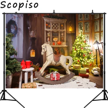 Scopiso Christmas Photography Backdrop Xmas Tree Toy Gift Trojan Horse Background Window Decoration Banner Photo Studio Prop
Scopiso Christmas Photography Backdrop Xmas Tree Toy Gift Trojan Horse Background Window Decoration Banner Photo Studio Prop