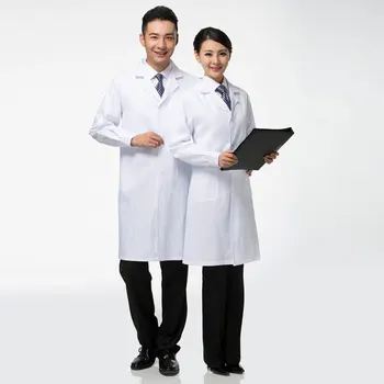 Women Or Men White Medical Coat Clothing Medical Services Uniform Nurse Clothing Long-sleeve Polyester Protect Lab Coats Cloth
Women Or Men White Medical Coat Clothing Medical Services Uniform Nurse Clothing Long-sleeve Polyester Protect Lab Coats Cloth
