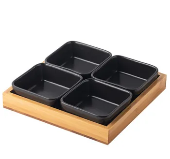 Rectangle Dry Fruit Dessert Box Ceramic Dried Snack Plate With Wood Tray Creative Dish Multi Grid Plate Candy Dessert Tea Tray
Rectangle Dry Fruit Dessert Box Ceramic Dried Snack Plate With Wood Tray Creative Dish Multi Grid Plate Candy Dessert Tea Tray