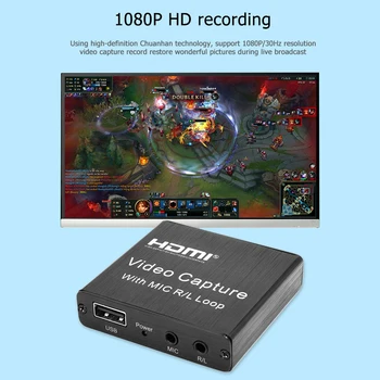 USB 2.0 HDMI Capture Cards Portable 4K Video Recording Box Household Computer Safety Parts for DVD Live Streaming
USB 2.0 HDMI Capture Cards Portable 4K Video Recording Box Household Computer Safety Parts for DVD Live Streaming