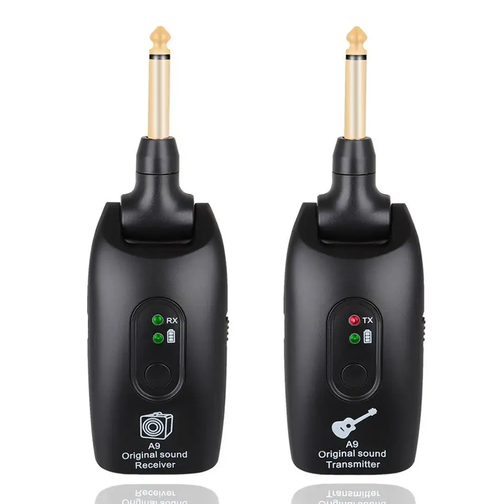 2.4Ghz Wireless Guitar System Transmitter A9 Receiver Built-In Rechargeable Musical Instrument Accessories
2.4Ghz Wireless Guitar System Transmitter A9 Receiver Built-In Rechargeable Musical Instrument Accessories