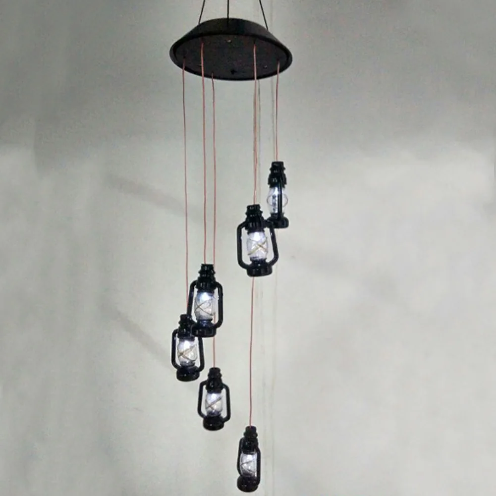 Light Waterproof Six Lantern Solar Wind Chime Vintage Night Changing Color LED Bulb Energy Saving Outdoor Yard Decorative Garden
Light Waterproof Six Lantern Solar Wind Chime Vintage Night Changing Color LED Bulb Energy Saving Outdoor Yard Decorative Garden