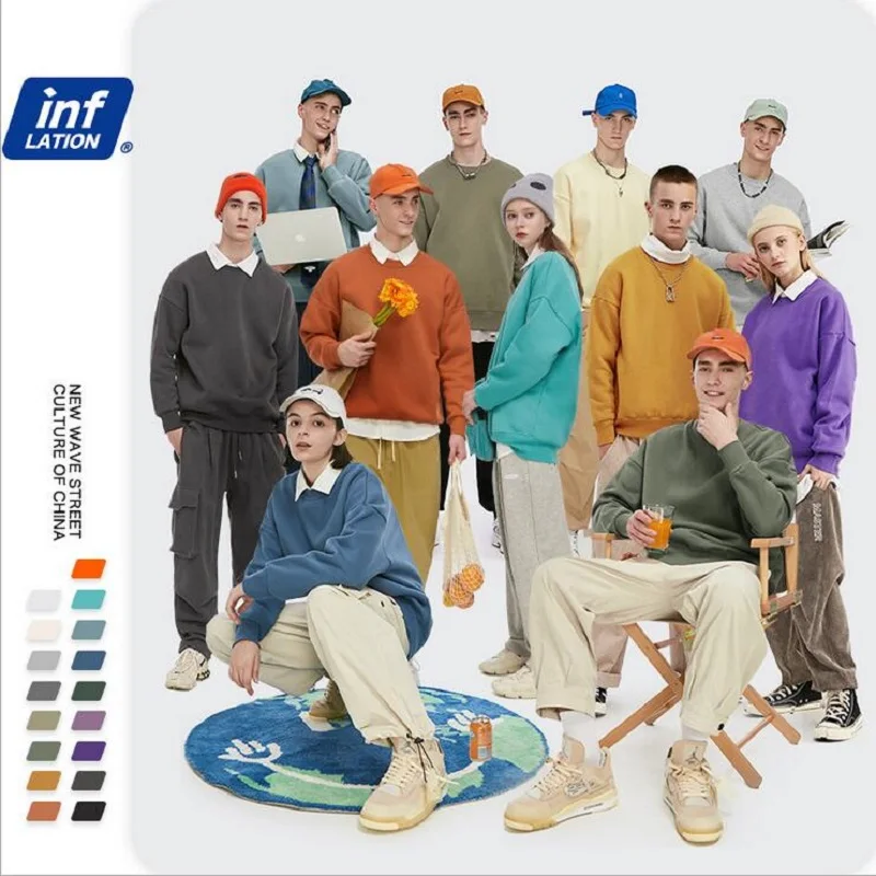 New Neutral Hoodie Long Velvet Solid Color Autumn Winter Europe and America Series Thickened Leisure Oversize Sweatshirt 
New Neutral Hoodie Long Velvet Solid Color Autumn Winter Europe and America Series Thickened Leisure Oversize Sweatshirt