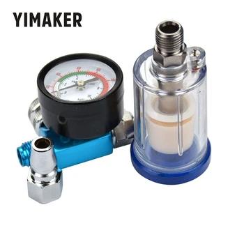 YIMAKER 1pcs Scratch Spray Gun Air Regulator Gauge & In-line Water Trap Filter Tool
YIMAKER 1pcs Scratch Spray Gun Air Regulator Gauge & In-line Water Trap Filter Tool