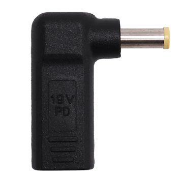USB 3.1 Type C USB-C To DC 19V 5.0 x 1.0mm Adapter PD Emulator Trigger 90 Degree Angled for Laptop
USB 3.1 Type C USB-C To DC 19V 5.0 x 1.0mm Adapter PD Emulator Trigger 90 Degree Angled for Laptop