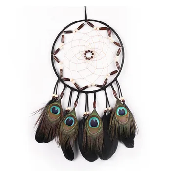 New Peacock Feather Wind Chimes Beads Net Dream Catcher Home Room Wall Hanging Decoration Handmade Crafts Car Ornaments
New Peacock Feather Wind Chimes Beads Net Dream Catcher Home Room Wall Hanging Decoration Handmade Crafts Car Ornaments