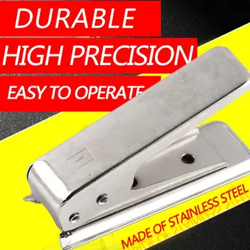 1pcs Easy Operating Standard or Micro SIM Card to Nano SIM Cut Cutter for Iphone 5 Newest Drop Shipping Wholesale 110*40*40mm
1pcs Easy Operating Standard or Micro SIM Card to Nano SIM Cut Cutter for Iphone 5 Newest Drop Shipping Wholesale 110*40*40mm