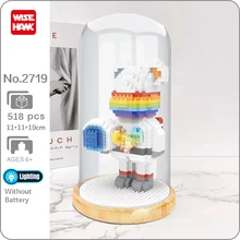 WS 2719 Space Rainbow Building Blocks Bear Astronaut Spaceman Led Light Display Cover Animal Mini Diamond Bricks Toy Kid Gifts
WS 2719 Space Rainbow Building Blocks Bear Astronaut Spaceman Led Light Display Cover Animal Mini Diamond Bricks Toy Kid Gifts