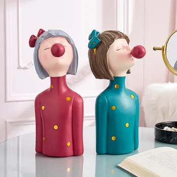 Creative Modern Girls Boy Resin Art Statue Gifts Sculpture Ornaments Living Room Tabletop Figurines Home Decoration Accessories
Creative Modern Girls Boy Resin Art Statue Gifts Sculpture Ornaments Living Room Tabletop Figurines Home Decoration Accessories