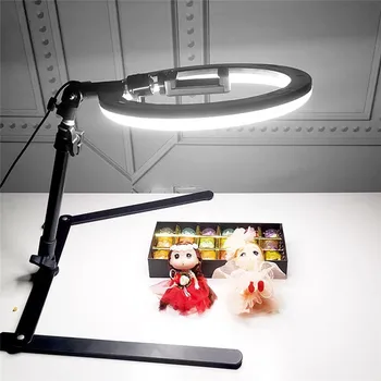 Fill Light Table Tripod for Phone Holder Desktop Shooting Bracket Rotatable Overhead Stand for Vlog Video Cooking Teacher Shoot
Fill Light Table Tripod for Phone Holder Desktop Shooting Bracket Rotatable Overhead Stand for Vlog Video Cooking Teacher Shoot