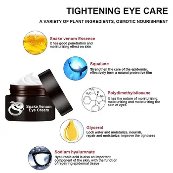 30g Snake Peptide Eye Cream Smooth Fine Lines Lifting Skin Eyes Dark Circle Granule Anti-wrinkle Bags Firming Removal Fat E4F4
30g Snake Peptide Eye Cream Smooth Fine Lines Lifting Skin Eyes Dark Circle Granule Anti-wrinkle Bags Firming Removal Fat E4F4