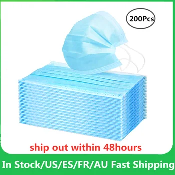 200Pcs Disposable Mask mascherine Non-woven 3layers Face Mouth Protective Anti Dust Mask Masque Earloop Filter Masks mascarillas
200Pcs Disposable Mask mascherine Non-woven 3layers Face Mouth Protective Anti Dust Mask Masque Earloop Filter Masks mascarillas
