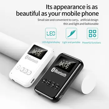 New Bluetooth 5.0 receiver transmitter two-in-one adapter computer TV speaker car FM 64G for XP Ista Win7 Win 8 Win 10 system OS
New Bluetooth 5.0 receiver transmitter two-in-one adapter computer TV speaker car FM 64G for XP Ista Win7 Win 8 Win 10 system OS