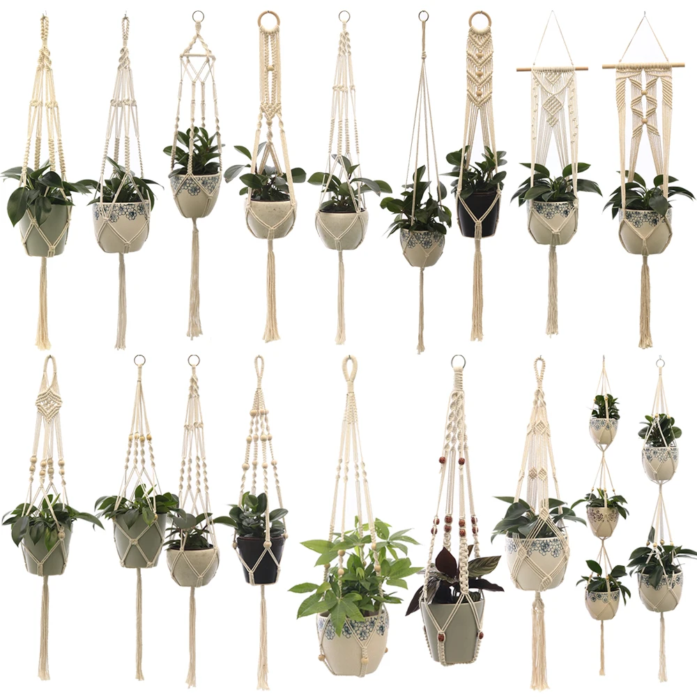 100% Handmade Hanging Baskets Flowerpot Plant Holder Macrame Plant Hanger Indoor Wall Hanging Planter Plant Holder Basket
100% Handmade Hanging Baskets Flowerpot Plant Holder Macrame Plant Hanger Indoor Wall Hanging Planter Plant Holder Basket