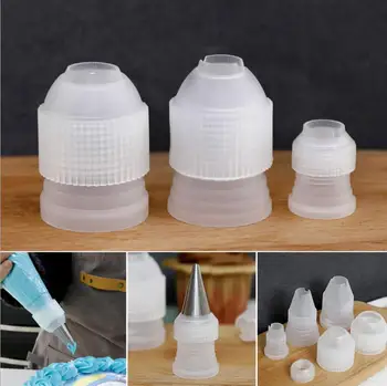 Small/Large Size Coupler Adaptor Icing Piping Nozzle Bag 2pcs Cake Flower Pastry Decoration Pastry Tools Cream Dessert Tools
Small/Large Size Coupler Adaptor Icing Piping Nozzle Bag 2pcs Cake Flower Pastry Decoration Pastry Tools Cream Dessert Tools