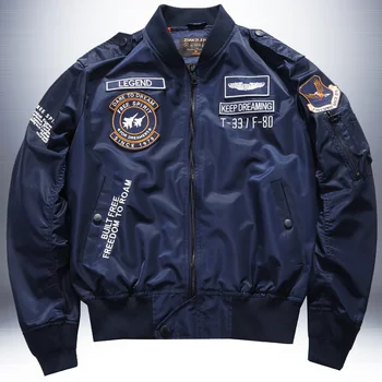 Winter Pilot Retro Military Jacket Men American Mens Bomber Jackets Veste Militaire Homme Mens Jackets and Coats Baseball HH30JK
Winter Pilot Retro Military Jacket Men American Mens Bomber Jackets Veste Militaire Homme Mens Jackets and Coats Baseball HH30JK