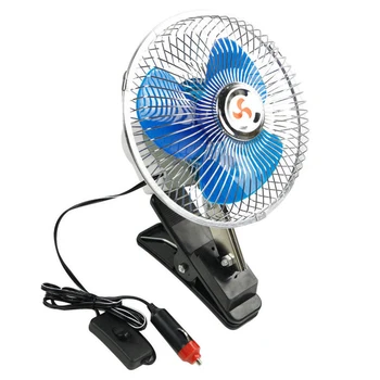 Car Fan Car Clip-On Mini Car Fan Portable Dashboard Auto Vehicle Cooling Oscillating Fans 12V For Car Dropshipping New