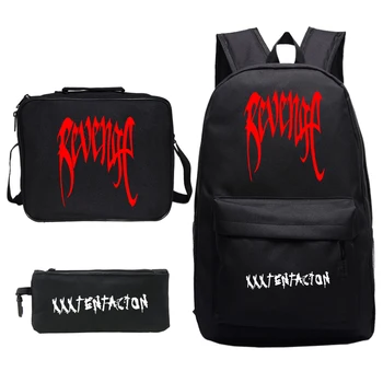 Xxxtentacion Print 3pcs School Bags for Teenagers Backpack with Lunch Bags with Pencil Bag Women Mens Travel Laptop Satchel
Xxxtentacion Print 3pcs School Bags for Teenagers Backpack with Lunch Bags with Pencil Bag Women Mens Travel Laptop Satchel