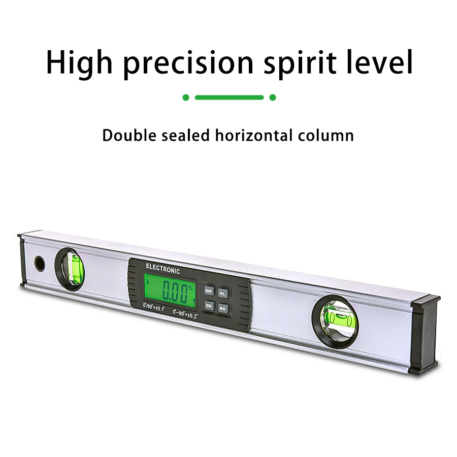 Digital Protractor Angle Finder electronic Level 360 degree Inclinometer with Magnets Level angle slope tester Ruler 400mm
Digital Protractor Angle Finder electronic Level 360 degree Inclinometer with Magnets Level angle slope tester Ruler 400mm