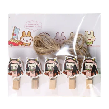 7Pack/Set Anime Demon Slayer: Kimetsu No Yaiba Cartoon Credit Card Wood Clip Photo Clip Lanyard Clip Stationery
7Pack/Set Anime Demon Slayer: Kimetsu No Yaiba Cartoon Credit Card Wood Clip Photo Clip Lanyard Clip Stationery