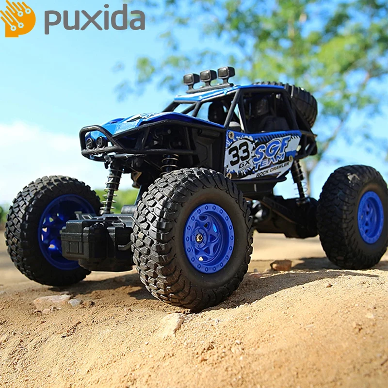 

PUXIDA 8211 Remote Control Car Toy 4 Channel Crash Resistant Charging Climbing Off-Road Large Electric 1:20 Model Gift for Kids