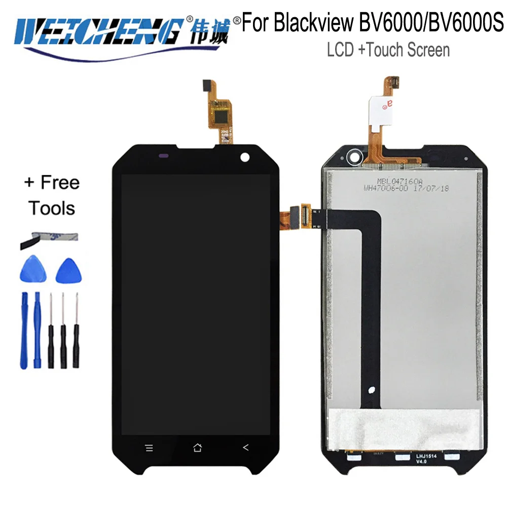 4.7 inch LCD For Blackview BV6000 LCD Display+Touch Screen 100% Tested Screen Digitizer Assembly Replacement BV6000S
4.7 inch LCD For Blackview BV6000 LCD Display+Touch Screen 100% Tested Screen Digitizer Assembly Replacement BV6000S