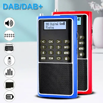 Portable DAB/DAB+ Radio Mini FM Receiver Loudspeaker with LED Display Support TF Card U Disk Automatic Channel Search Loop Play
Portable DAB/DAB+ Radio Mini FM Receiver Loudspeaker with LED Display Support TF Card U Disk Automatic Channel Search Loop Play