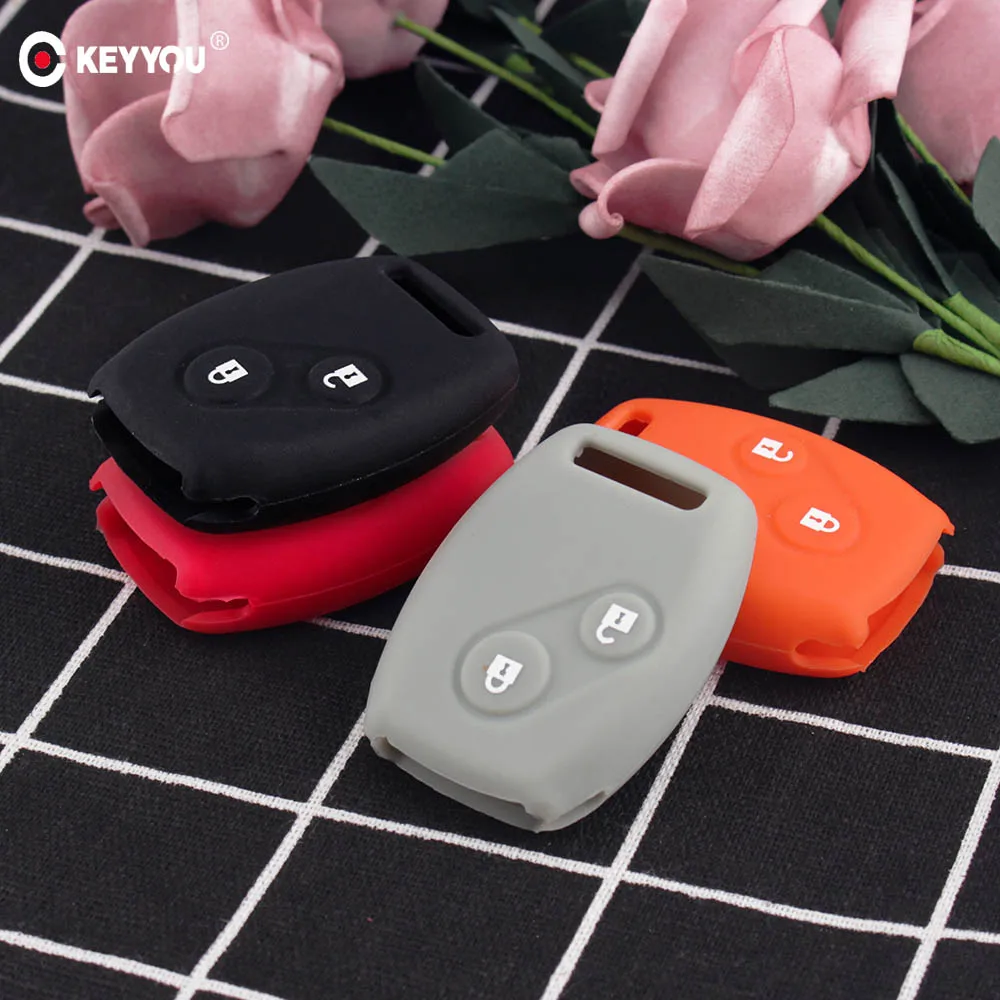 KEYYOU Silicone Car Key Case Cover For Honda Fit CIVIC JAZZ Pilot Accord CR-V Freed Freed Pilot StepWGN Insight Key Protector
KEYYOU Silicone Car Key Case Cover For Honda Fit CIVIC JAZZ Pilot Accord CR-V Freed Freed Pilot StepWGN Insight Key Protector