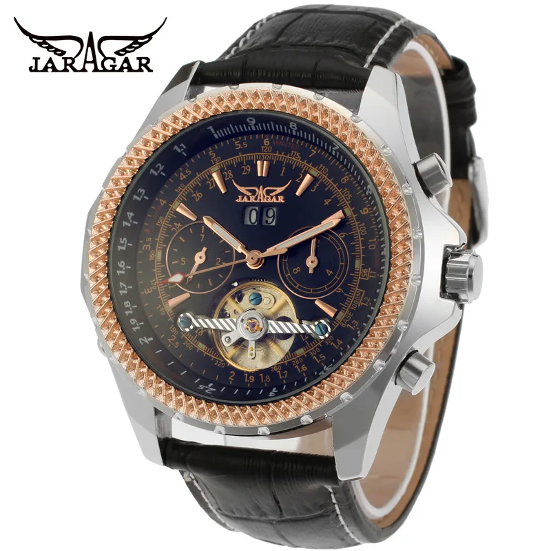 Hot Selling jaragar Large Dial Men Fashion Casual Tourbillon Fully Automatic Mechanical Wrist Watch 
Hot Selling jaragar Large Dial Men Fashion Casual Tourbillon Fully Automatic Mechanical Wrist Watch