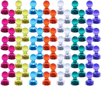 Push Pin Magnets, 56Pack Assorted Color Strong Magnetic Push Pins Perfect Magnets for Whiteboard Refrigerator Map and Calendar
Push Pin Magnets, 56Pack Assorted Color Strong Magnetic Push Pins Perfect Magnets for Whiteboard Refrigerator Map and Calendar