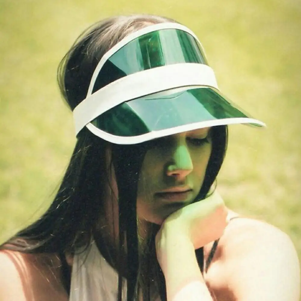 Feitong унисекс летняя кепка шляпа от солнца Snapback Leaf яркие цвета прозрачный пустой