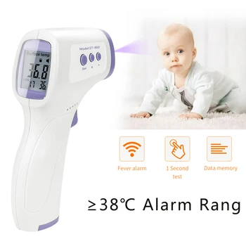 Digital Laser Infrared Thermometer Non Contact Forehead Body Pyrometer Muti-fuction LCD Temperature Thermometer For Body
Digital Laser Infrared Thermometer Non Contact Forehead Body Pyrometer Muti-fuction LCD Temperature Thermometer For Body