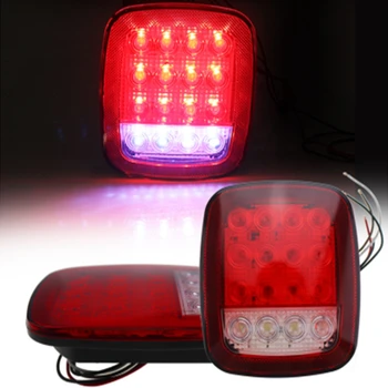 LED Rear Light Stop Tail Reverse Driving Brake License Light 12v for Jeep Wrangler TJ CJ YJ Truck Trailer Boat Tail Light
LED Rear Light Stop Tail Reverse Driving Brake License Light 12v for Jeep Wrangler TJ CJ YJ Truck Trailer Boat Tail Light