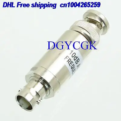 DHL 10pcs Attenuator BNC 2W 10dBi male plug to female jack DC-3.0GHZ 50ohm RF Coax M/F Attenuator 22ra
DHL 10pcs Attenuator BNC 2W 10dBi male plug to female jack DC-3.0GHZ 50ohm RF Coax M/F Attenuator 22ra